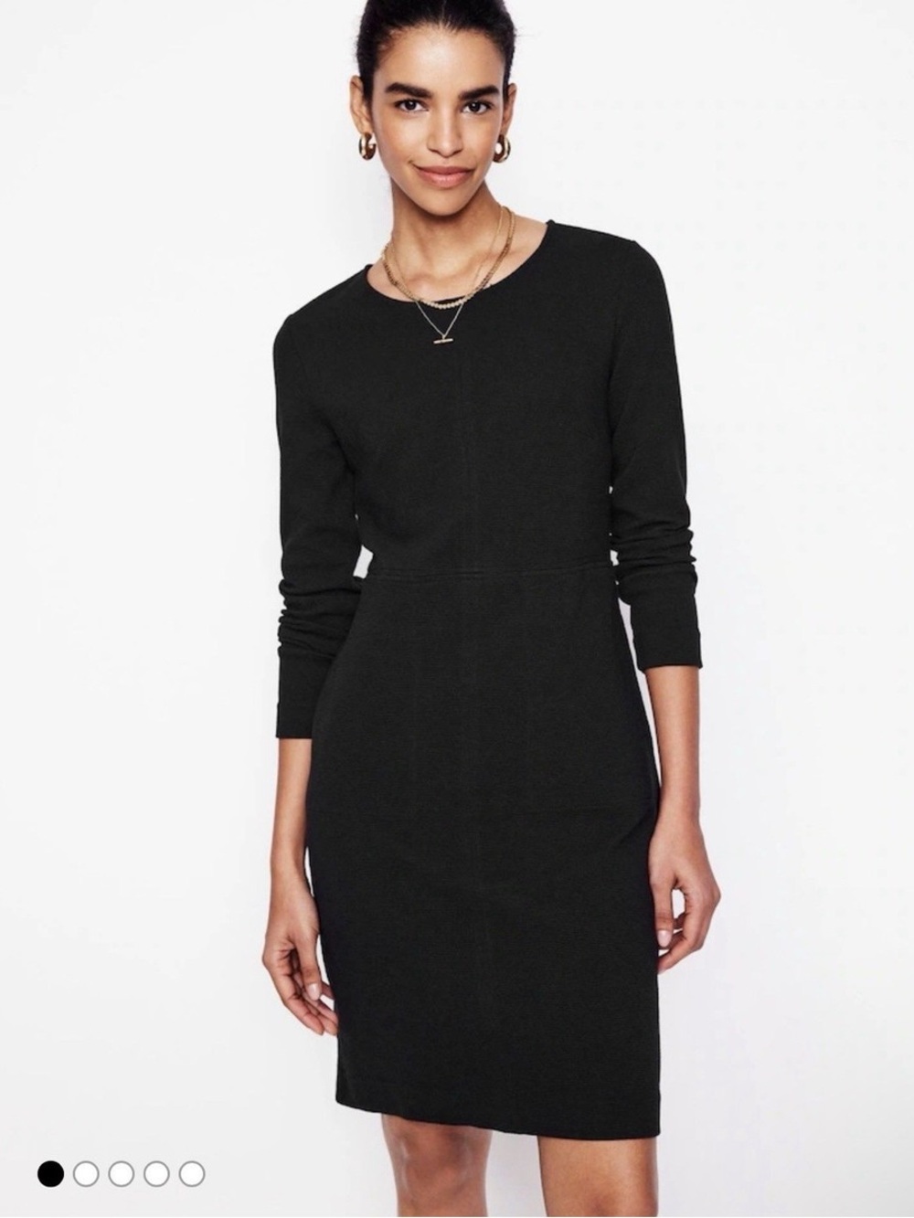 Boden - Cornelia Ottoman Dress (Black)